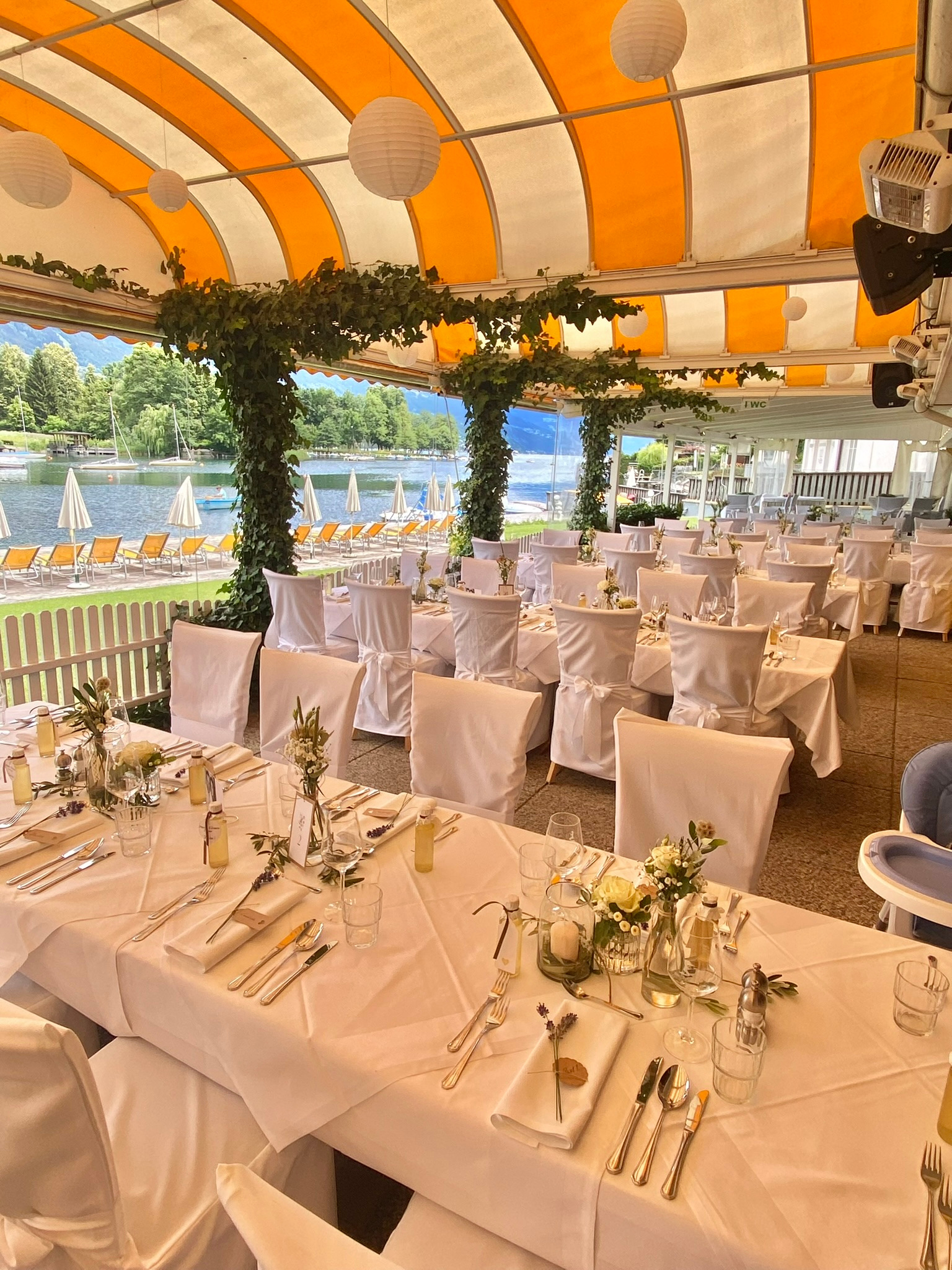 Hochzeit Terrasse