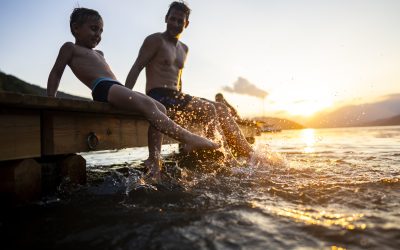 Baden_Familie_Millstätter See_Sommer ©Gert Perauer_MBN Tourismus