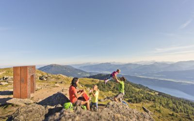 Wandern_Weg der Liebe. Sentiero dell´Amore._Granattor_Familie_Millstätter See_Sommer ©Franz Gerdl_MBN Tourismus